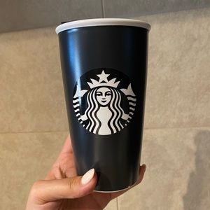 Starbucks ceramic travel mug